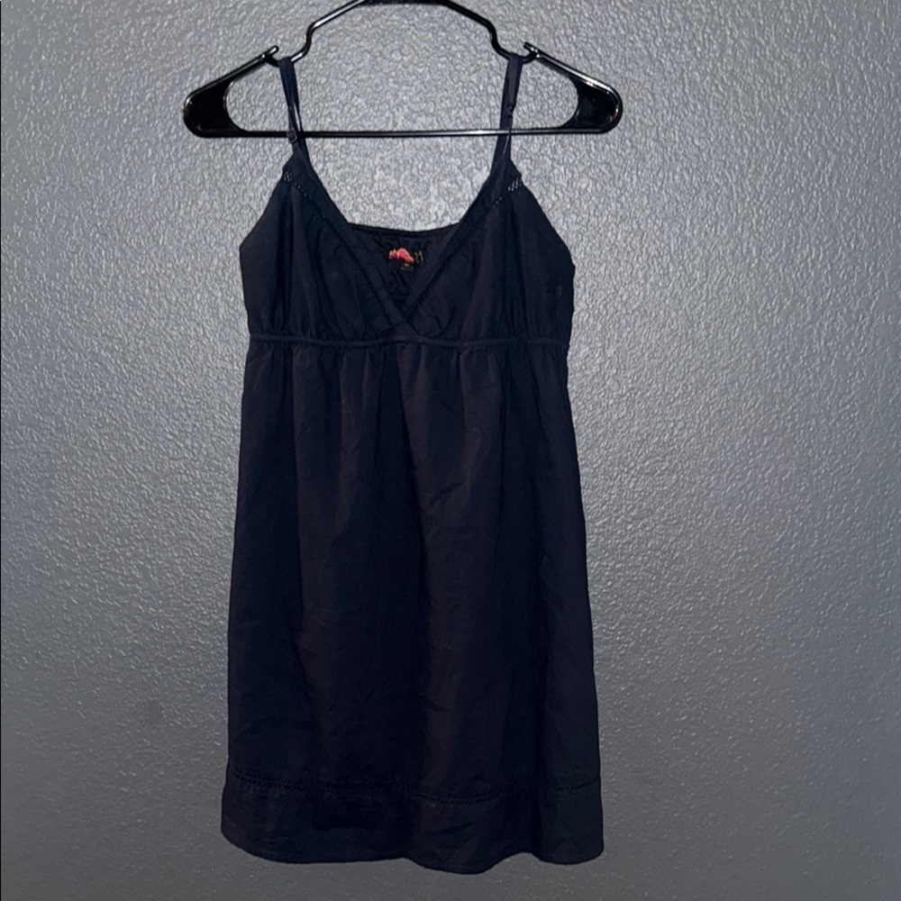 Navy Blue Sleeveless Dress